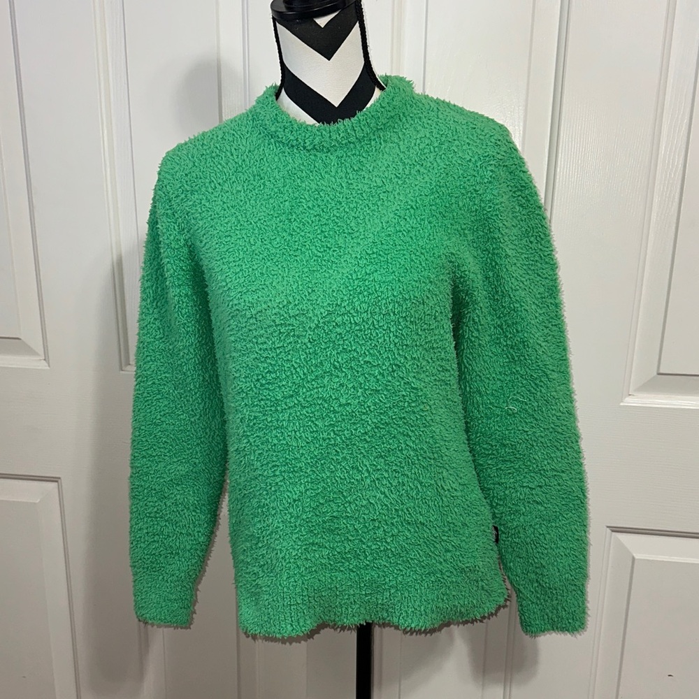 Stussy Vibrant Green Crew Neck Sweater